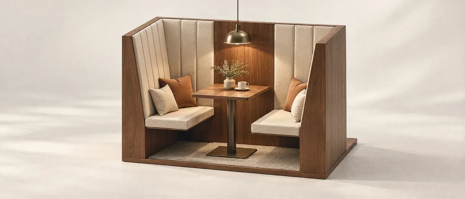MultiFlex, banquette modulaire en situation